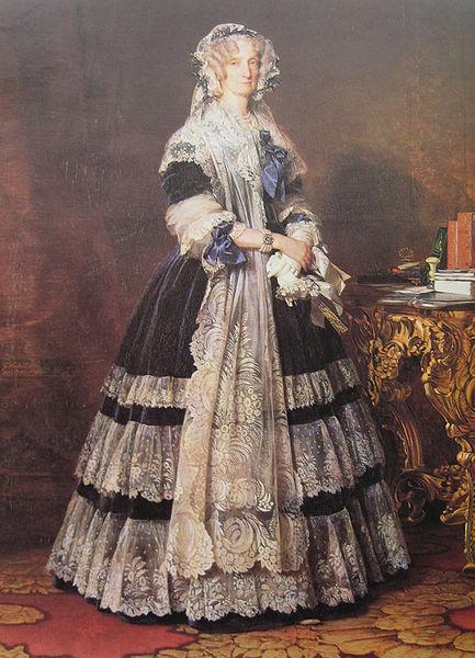 Franz Xaver Winterhalter Portrait of the Queen oil painting image